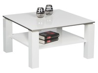 Couchtisch Torrance Weiß 75X41X75 Cm Wohnzimmertisch