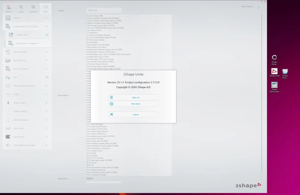 Módulo completo 3shape 2024 Unite Premium - Imagem 2 de 2