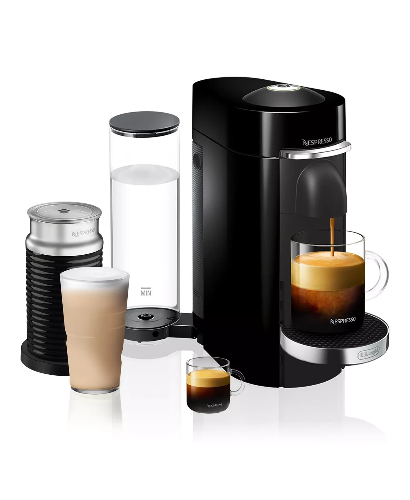 Nespresso VertuoPlus Deluxe by De&rsquo;Longhi w/ Aeroccino &ndash; 