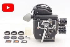 [N MINT] Bolex Rex5 Reflex H16 Cine Film Camera Nikon 13 25mm 50 Lens From JAPAN