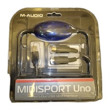 M-Audio MIDISPORT Uno 1 In / 1 Out USB MIDI Interface with 16 MIDI Channels NEW