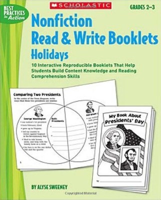 Nonfiction Read and Write Booklets - Holidays : 10 Interactive Re
