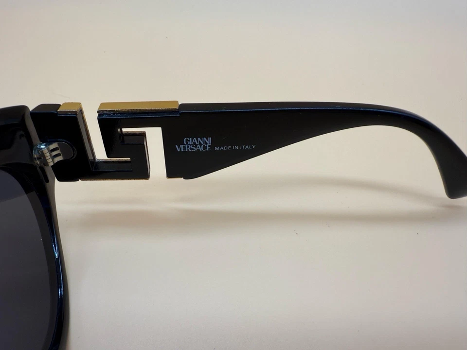 Gianni Versace Mod. GAFAS DE SOL T74/B Col. 852RH CRISTALES AZULES RARAS VINTAGE AÑOS 90 Foto 3 de 4