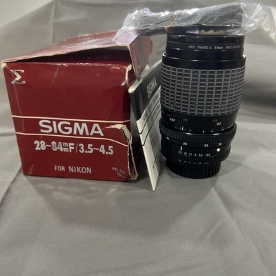 Sigma 28-84mm f3.5-4.5 Zoom III Multi-Coated Lens for Nikon C41-675