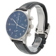 IWC Portuguese Stainless Steel Black Dial 41mm Automatic Men’s Watch IW371447 5