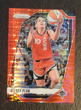 Kelsey Plum Red Pulsar Prizm #'d /299 ( 2024 Panini Prizm WNBA Color Match NM )