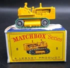 Matchbox Lesney No. 8 Caterpillar Bulldozer w/ Box Vintage