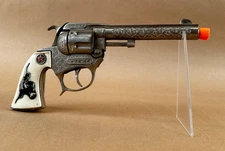 Vintage Hubley TEX Texas Cap Gun Revolver Made in USA Break Open Action