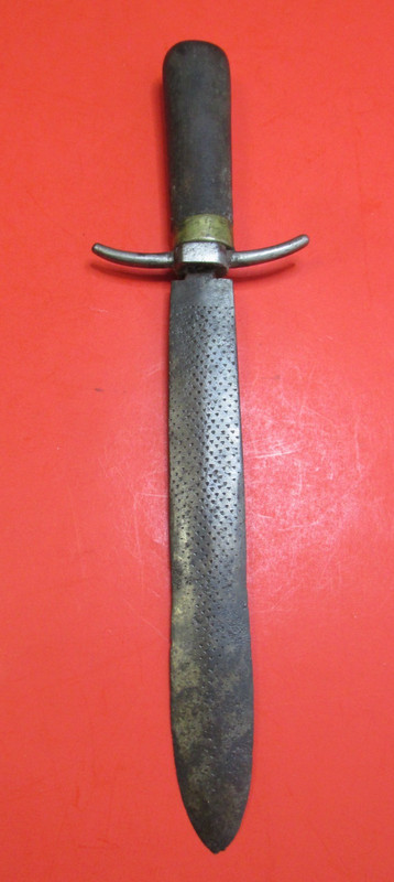 1800s CIVIL WAR ERA CONFEDERATE KNIFE FILE MADE UNMARKED RARE ORIGINAL HAND MADE