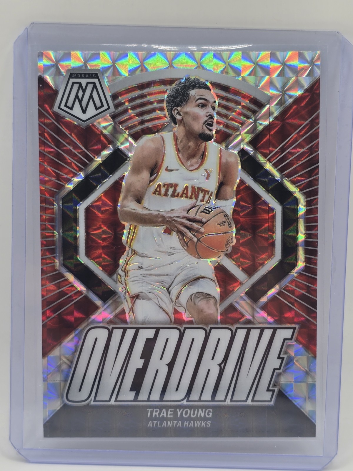 Trae Young #25 2023 Panini Mosaic Overdrive