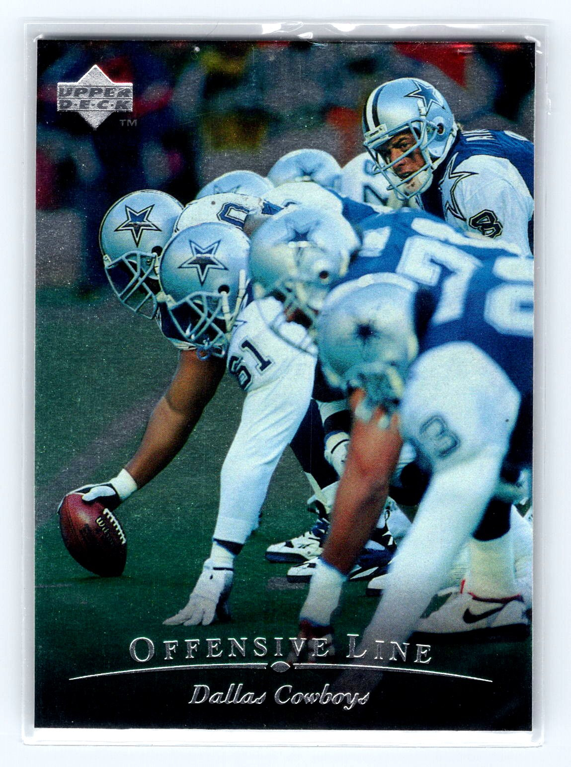 1996 Upper Deck Silver Collection #28 Offensive Line Dallas Cowboys