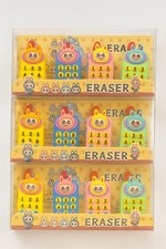 Erasers Rubber LaBuBu White Soft Medium Pencil Erasers School Office Pack