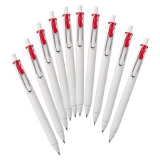 Gel ballpoint pen uni ball one 0.5 red 10 pieces Hako UMNS05.15