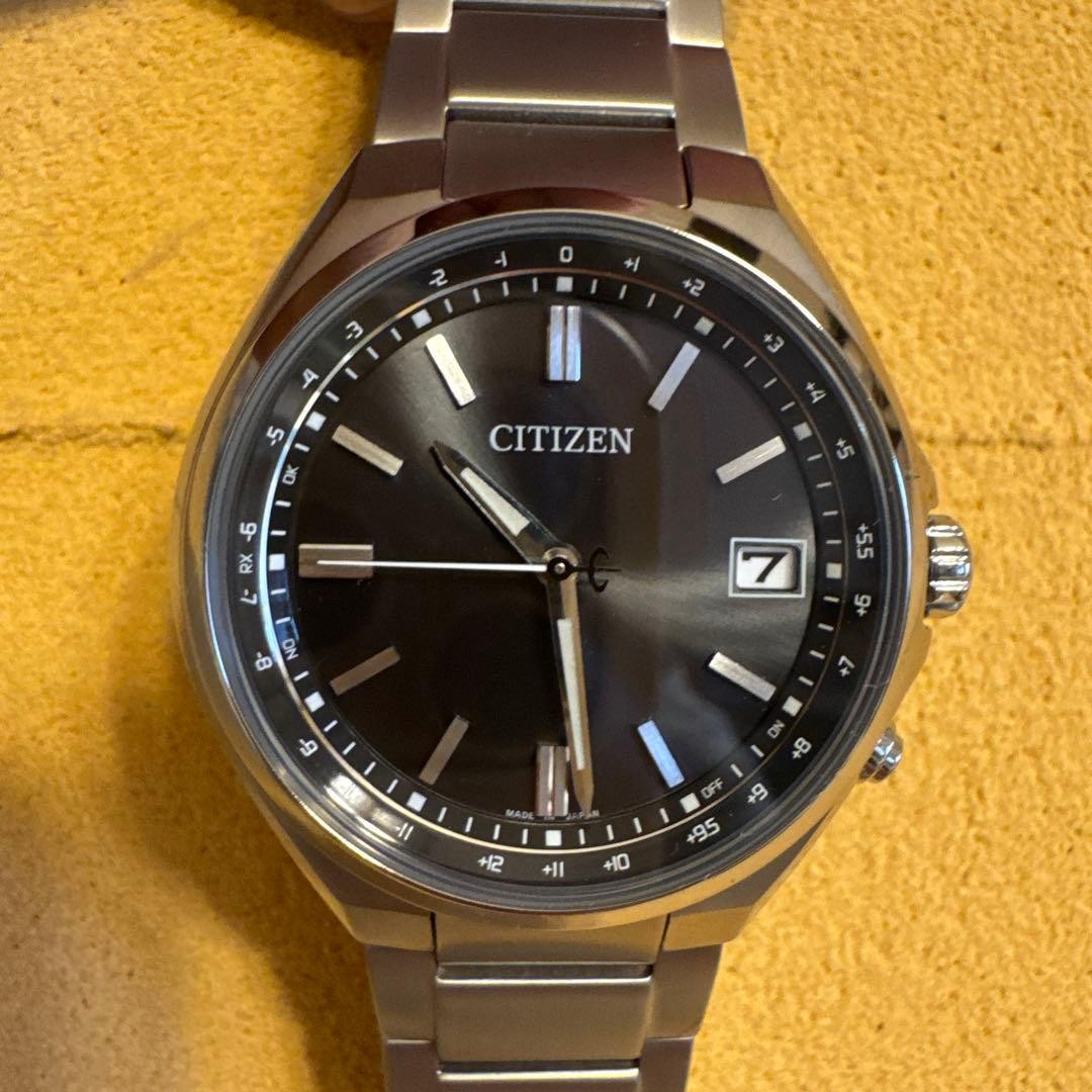 Citizen Titanium Eco-Drive Radio Solar Watch Body Only Unused image 2
