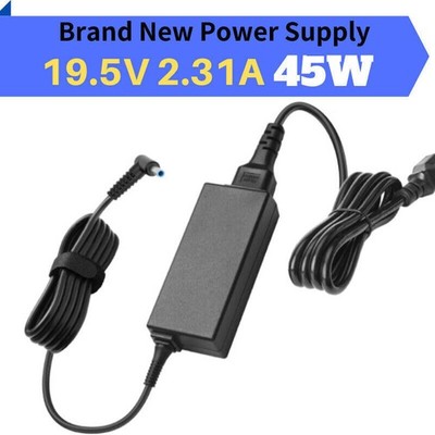 45W Laptop Ladekabel für HP, 19.5V 2.31A Notebook Netzteil Ladegerät 4.5mm 3mm