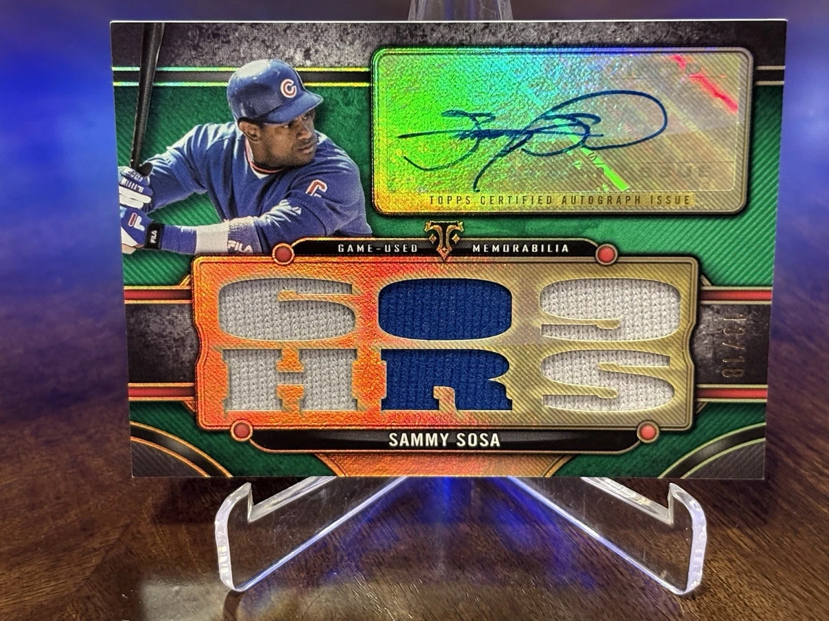 Topps Sammy Sosa Baseball Serial Numbered Sports Trading Cards 