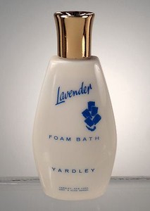 VINTAGE YARDLEY LAVENDER FOAM BATH 4 FL. OZ. 90% FULL.
