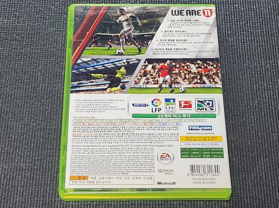 Microsoft XBOX360 FIFA 11 EA Sports Retro Game Korean Version for MS Console - Image 2 of 4