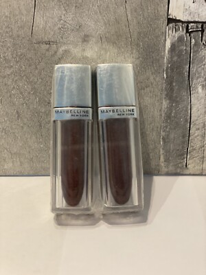 MAYBELLINE - ColorSensational Lipstick #050  CAVIAR  - {LOT of 2} NEW/SEALED!