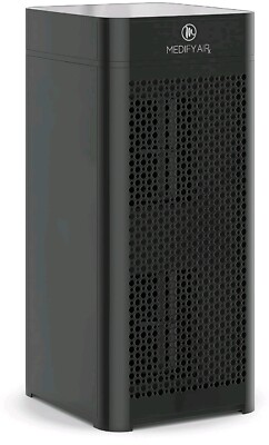 Medify MA-40 Luftreiniger mit HEPA H13 Filter - deckt 148 qm ab - schwarz