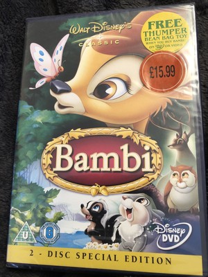 New Sealed Bambi Two Disc Special Edition Dvd 05 Walt Disney Ebay