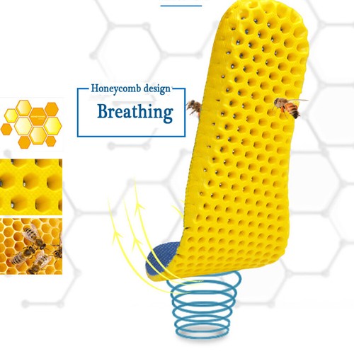 1 Pair Shoes Insoles Orthopedic Memory Foam Sport Arch Support Insert Soles Pad - Picture 4 of 10