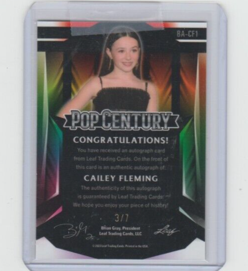 2023 LEAF POP CENTURY CAILEY FLEMING KALEIDOSCOPE AUTO #3/7