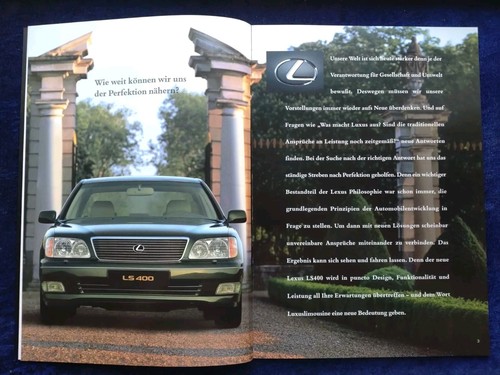 LEXUS LS 400 Prospekt 11.1997 - Picture 2 of 8