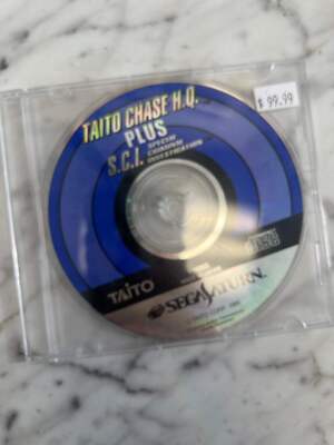 Sega Saturn Taito Chase H.Q plus S.C.I T-1105G SS JAPANESE VERSION Disc ONLY I10