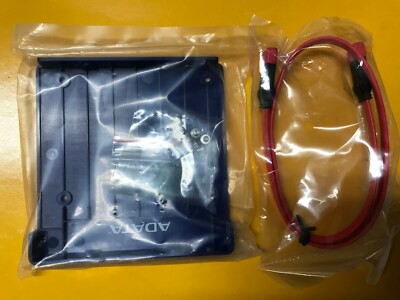  Adata 2.5'' to 3.5'' plastic Hard Drive SSD Mounting Bracket Tray /cable+screw