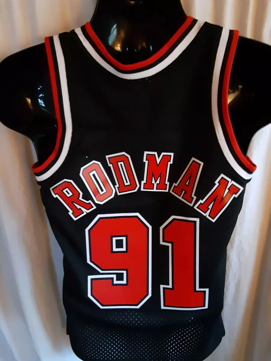 Mitchell and Ness 1997 Chicago Bulls Dennis Rodman #91 Swingman Jersey