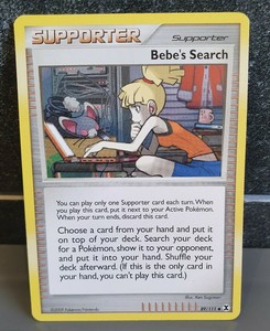 Pokemon Trainer Card Platinum Rising Rivals 111 Bebe S Search Uncommon Ebay