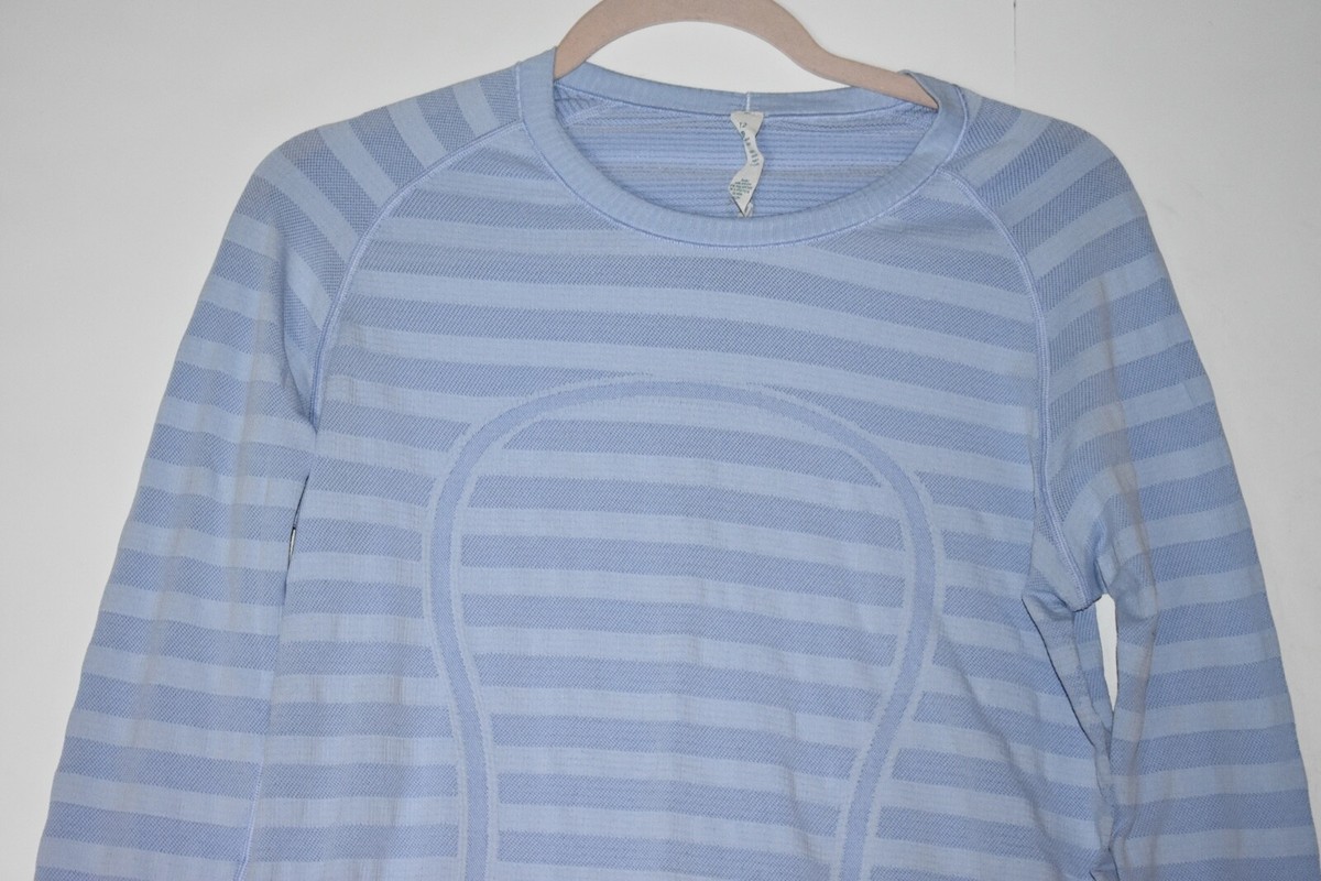 ルルレモン Swiftly Tech Long Sleeve Crew Lululemon Blue Swiftly Tech Long Sleeve Crew Size 12 | eBay