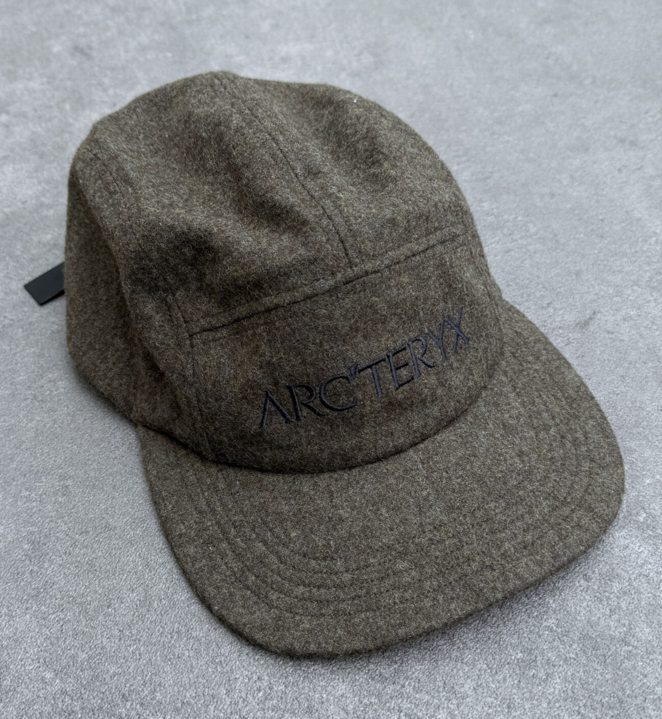 ARC'TERYX Cappello berretto lana ARCTERYX 5 pannelli raro colore verde kaki taglia unica casual outdoor