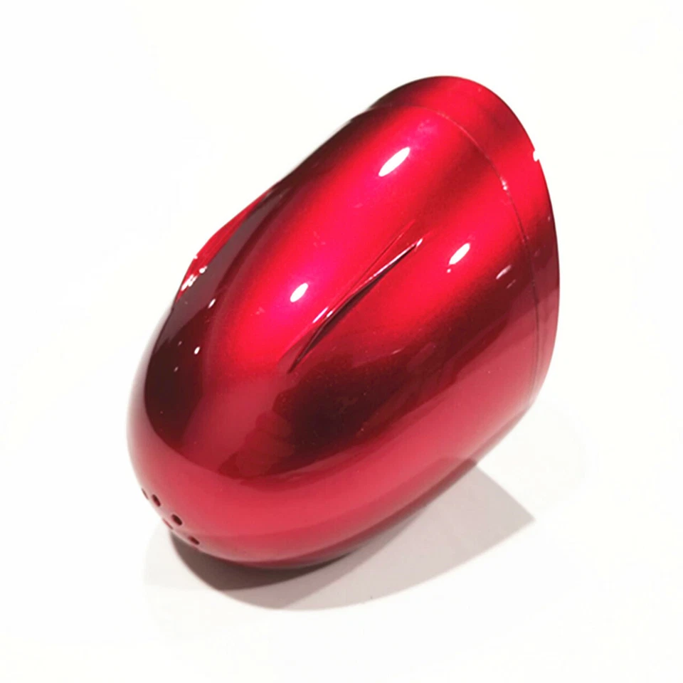 Reloj salpicadero interior coche puntero luminoso medidor de tiempo carcasa de aleación de zinc rojo Foto 2 de 4