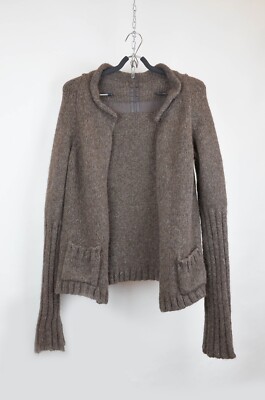 RICK OWENS Crust fw09 Knit Alpaca Cardigan - XS | eBay