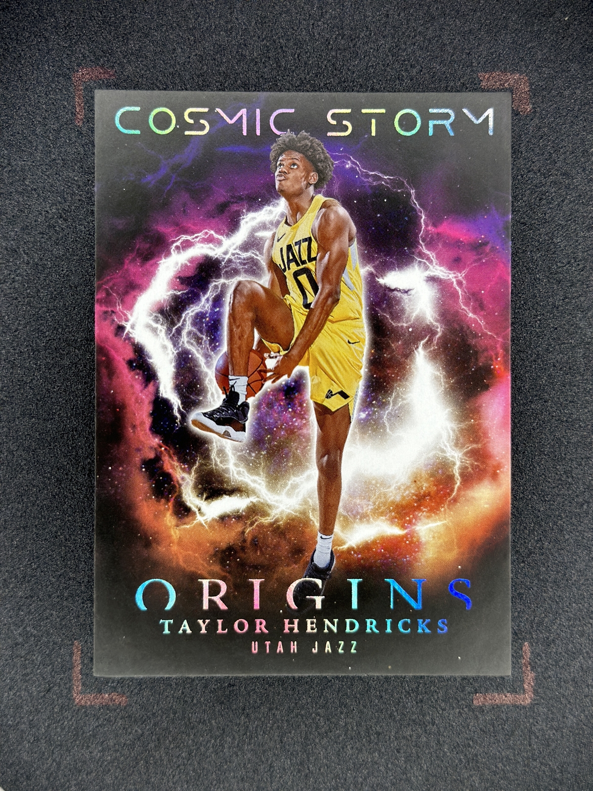 2023-24 Panini Origins Taylor Hendricks SP RC Cosmic Storm #17 Rookie