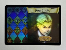 Harry Potter TCG Draco Malfoy Holo Base Set 2/116 Foil Rare LP