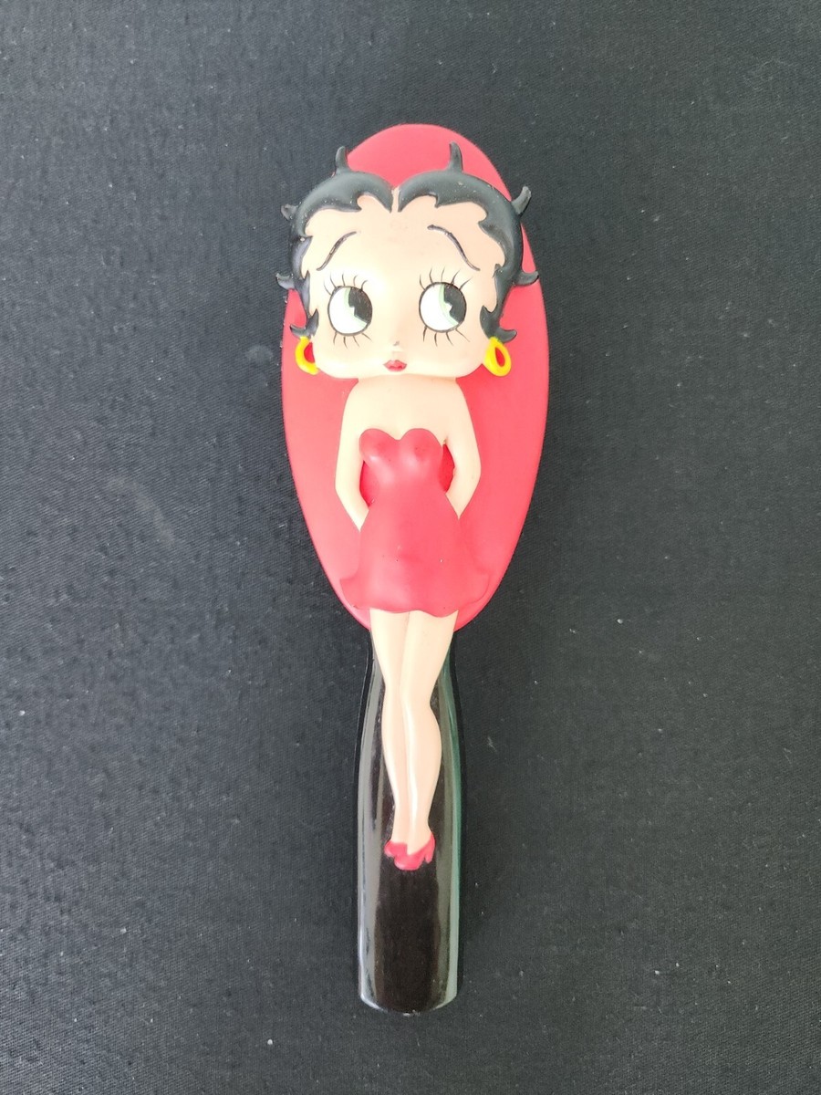 Vtg 90's Betty Boop Hairbrush 3-D Red/Black Rare KFS/FS 9