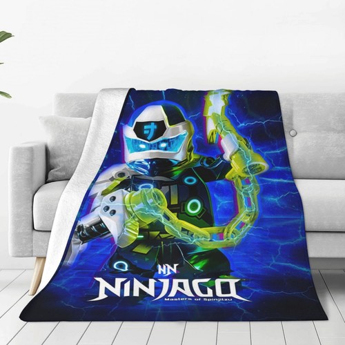 Ninjago Cartoon Comics weich warm gemütlich Flanell Überwurfdecke für Schlafstuhl Sofa - Bild 19 von 30