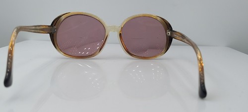 Vintage Rodenstock Silvana Brown Translucent Oval Sunglasses FRAMES ONLY - Picture 4 of 6
