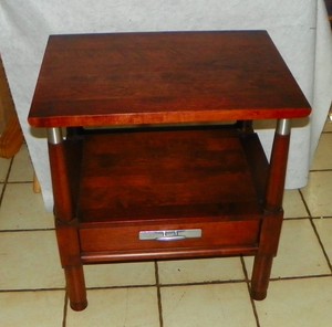 Solid Cherry Mid Century Nightstand Ns39 Ebay