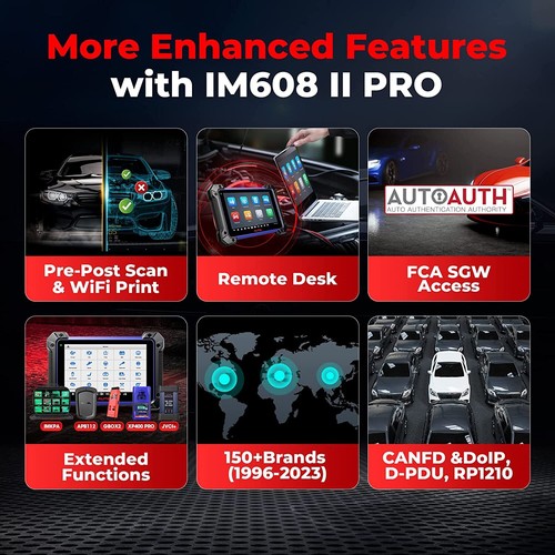 Autel MaxiIM IM608 II IM608S PRO II IMMO Key Programming 2025 Diagnostic Scanner - Picture 9 of 22