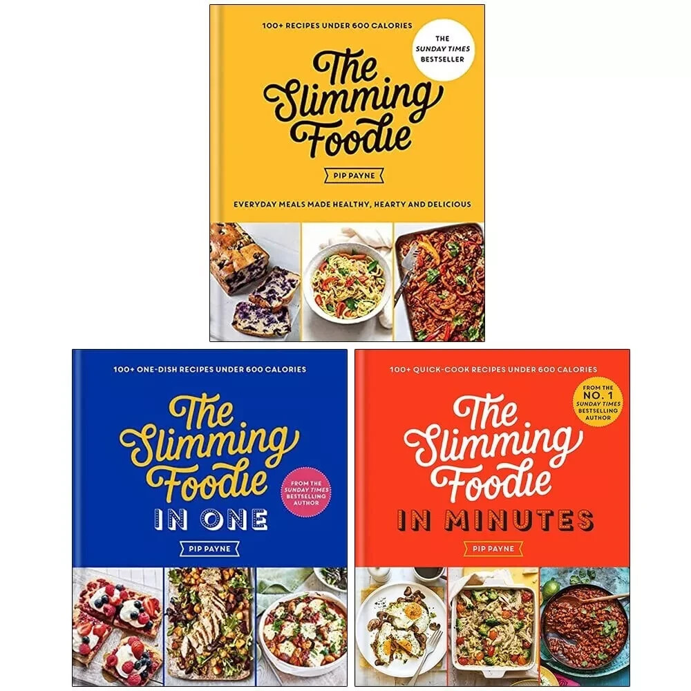 Pip Payne Collection 3 Books Set The Slimming Foodie, The Slimming Foodie in One