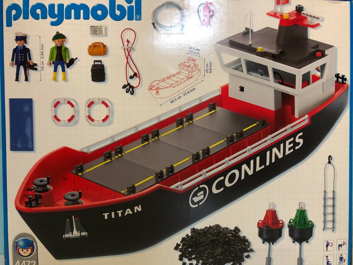 Playmobil buque barco mercante graneles sólidos fueloil conlines