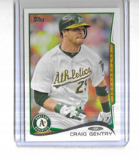 2014 Topps #477 Craig Gentry Oakland Athletics
