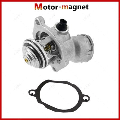 For Mercedes C300 C350 E350 ML350 Engine Coolant Thermostat Assembly with Sensor