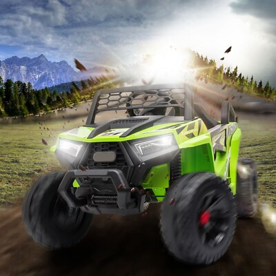 #ad 12V kids Ride On Mini UTV Electric Car with Front LED Lights and Horn $89.00