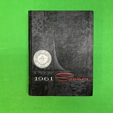 EXCELLENT / NEAR MINT! 1961 University of Oklahoma Sooner Yearbook OU #B