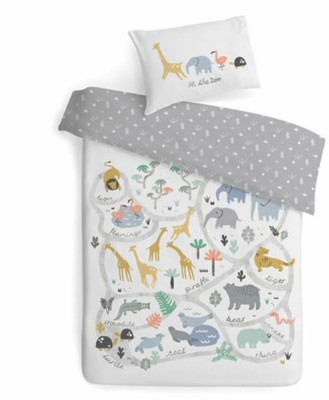 jungle cot bed duvet cover